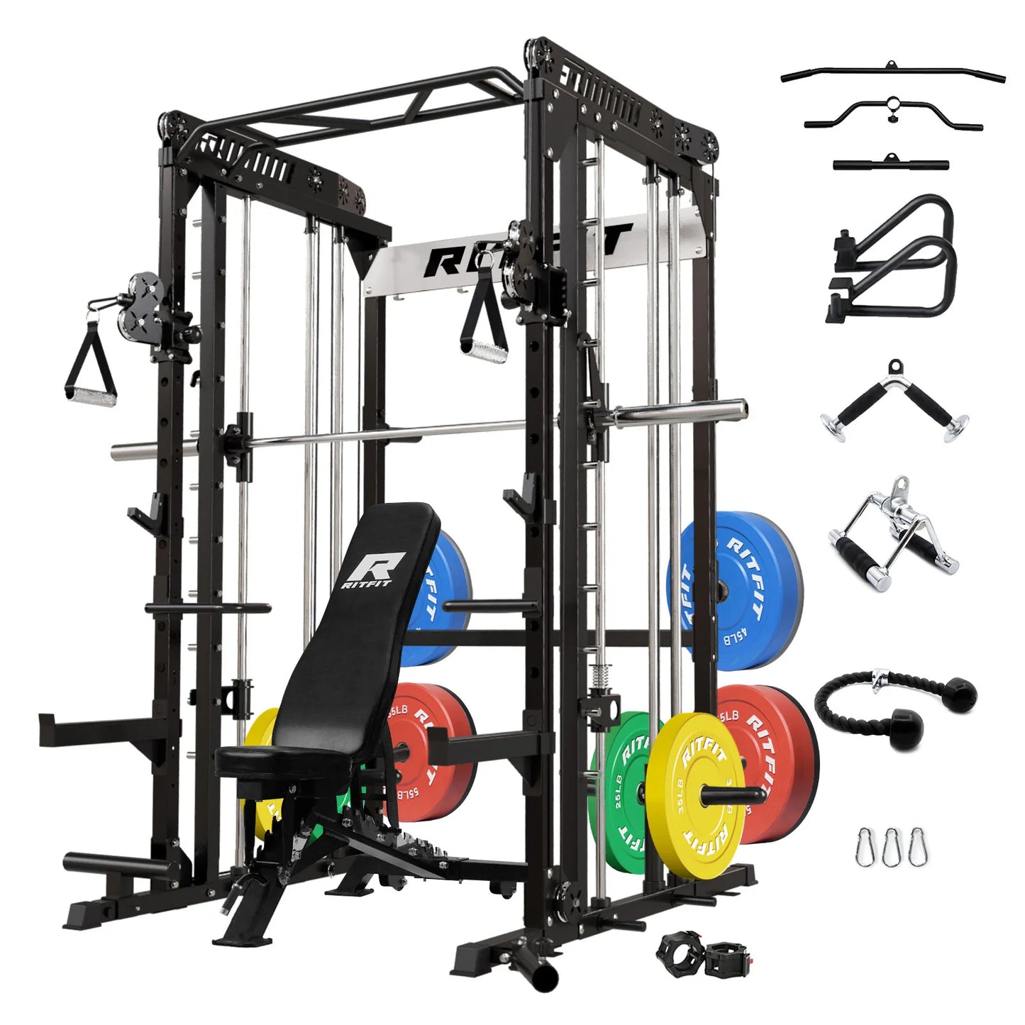 M1 PRO Smith Machine Home Gym Package Comprehensive All-In-One Workout System