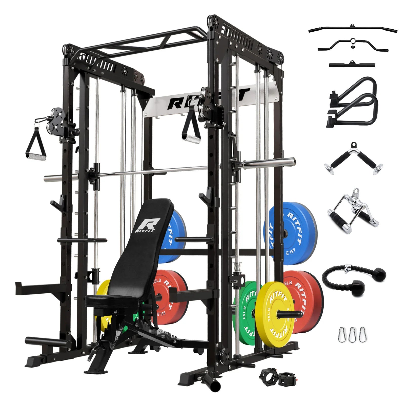M1 PRO Smith Machine Home Gym Package Comprehensive All-In-One Workout System