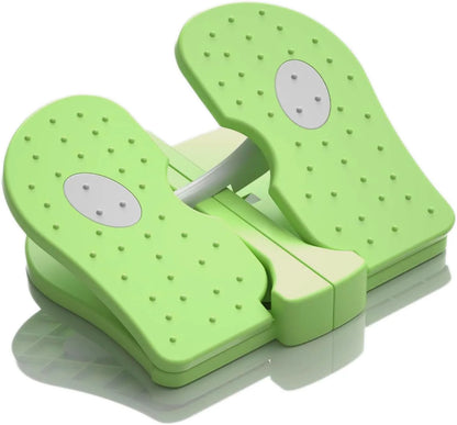 Mini Foldable Leg Exerciser Portable Foot Pedal Exercise Machine under Desk Stepper Exercising Leg Muscles Physical Therapy Leg Exercise Relieves Varicose Veins at Home Office