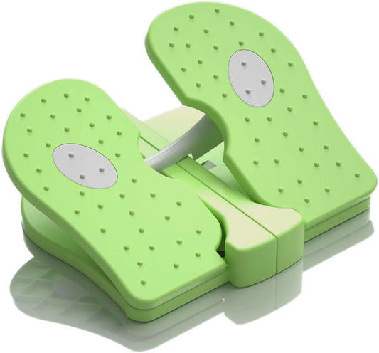 Mini Foldable Leg Exerciser Portable Foot Pedal Exercise Machine under Desk Stepper Exercising Leg Muscles Physical Therapy Leg Exercise Relieves Varicose Veins at Home Office