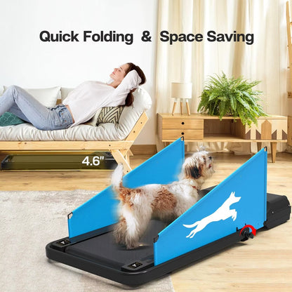 Dog Treadmill 220Lbs Dog Trotter Tred Treadmill for Small Dogs and Medium Dogs 2.5 Hp Folding Doggie Running Machine
