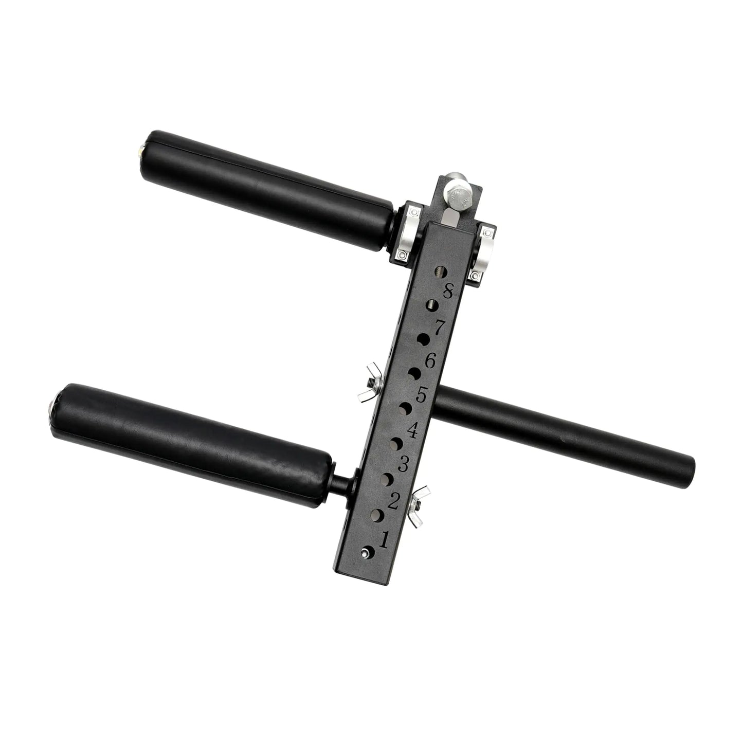 EVERYMATE Seated Leg Strength Extension Equipment and Curl Athletic Practice MachineAdjustable Leg Fitness Equipment Attachment Fitness Squat Rack Accessories( 1 inch Aperture Rack Hole)